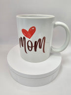 Mom 15oz Coffee Mug – Large, Heartwarming Gift for Moms