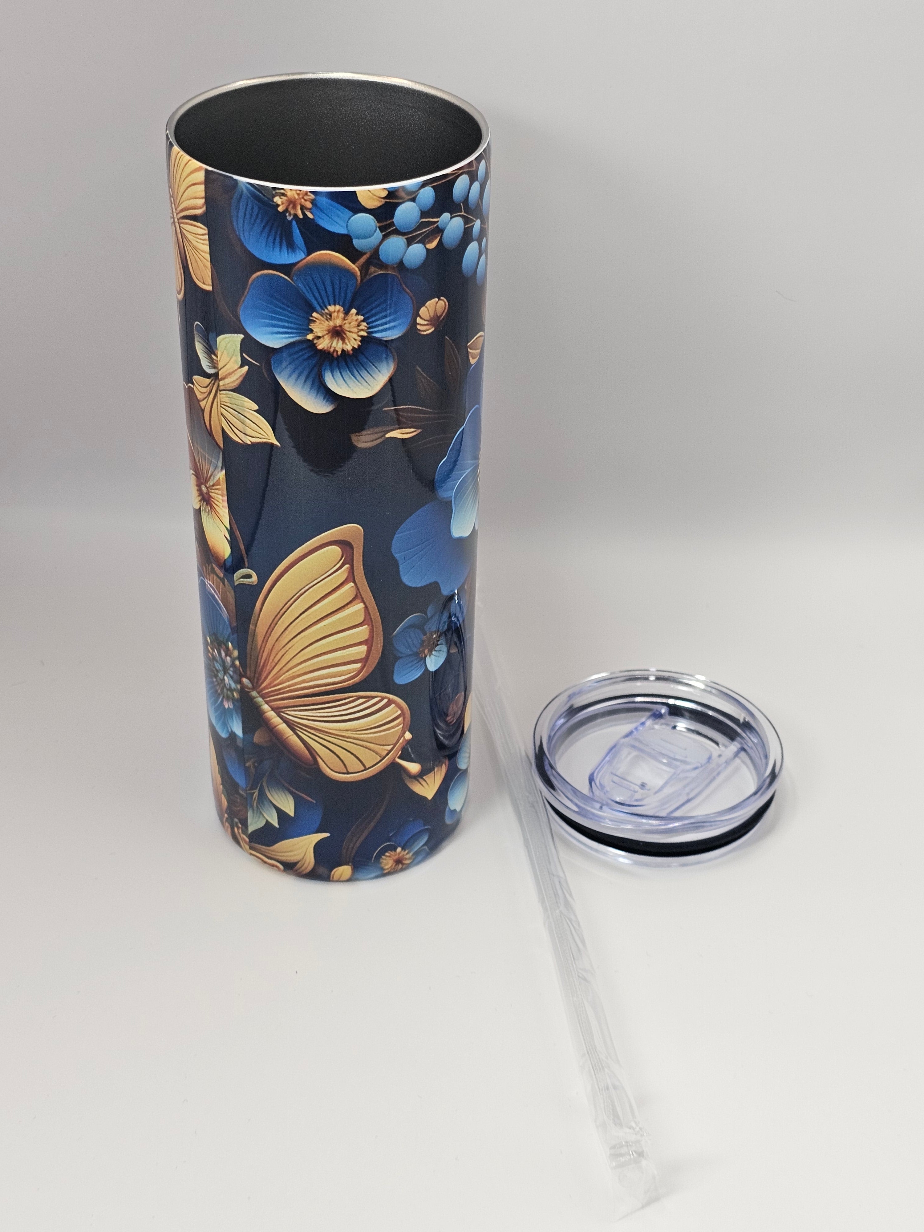 Flower 20oz stainless steel tumbler designed for everyday coffee lovers