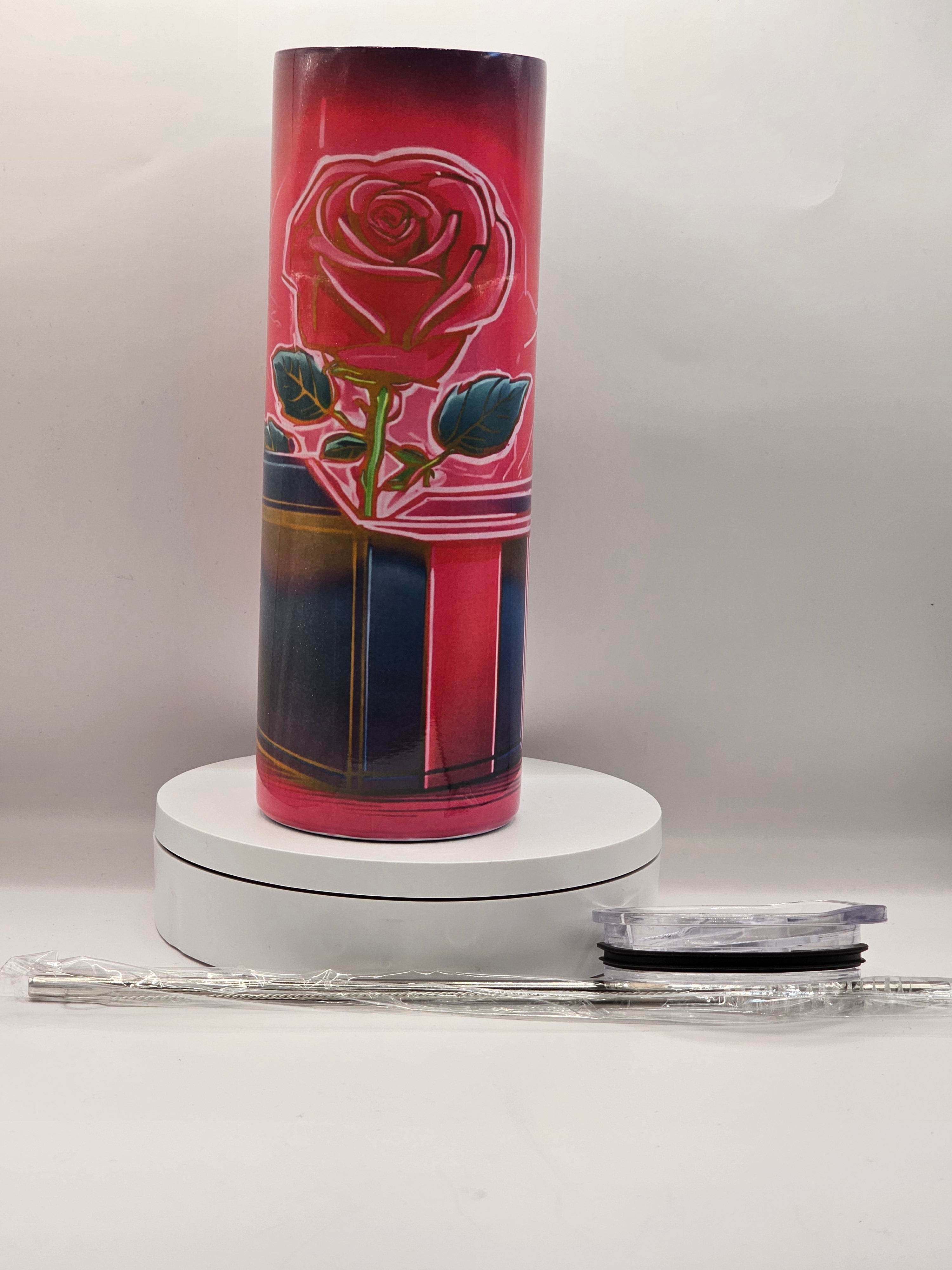 Rose 20oz stainless steel tumbler