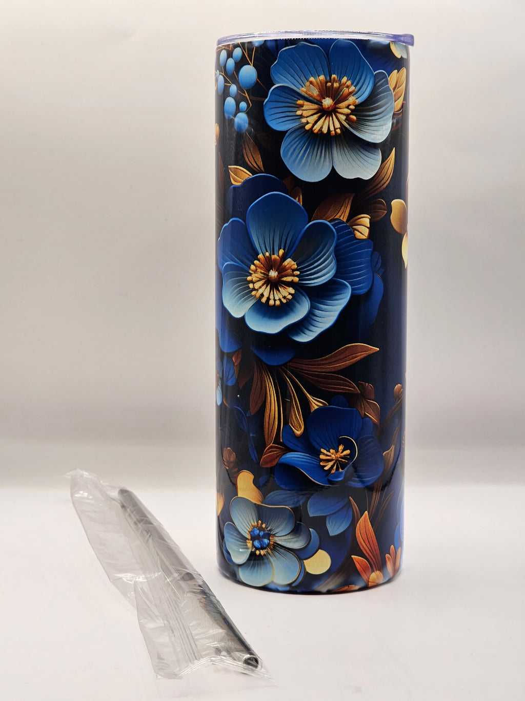 Flower 20oz stainless steel tumbler designed for everyday coffee lovers