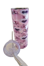 Pink 20oz stainless steel tumbler